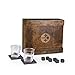 PICNIC TIME NFL Pittsburgh Steelers Whiskey Box Gift Set with Service for Two