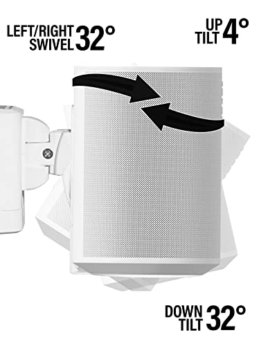 Fixation Sanus pour Sonos Era 100 blanc pour libérer vos meubles
