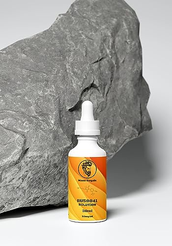 Mane Regain - RU58841 5% Solution (50mg/ml) - DHT Blocker - Advanced Hair Loss Treatment - Anti-Androgen Hair Tonic - Promotes Hair Regrowth and Prevents Male Pattern Baldness - 30ml