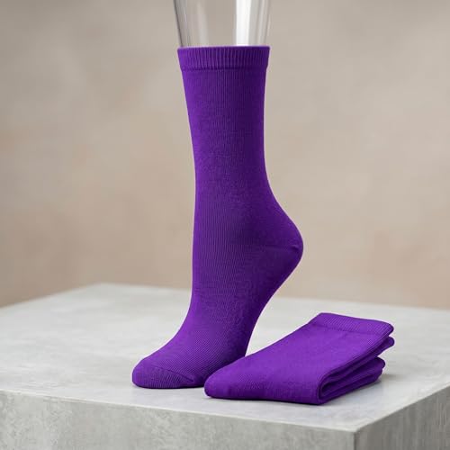 Image of Tipi Toe Women's Fun Patterned Dress Socks, 12-Pack Lightweight Colorful Crew Socks, Casual Novelty Assorted Designs
