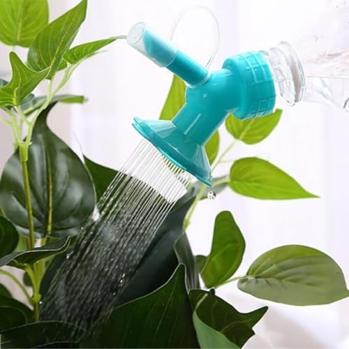 Kit 4 Regador para Plantas adaptável em Garrafa Pet (AZUL)