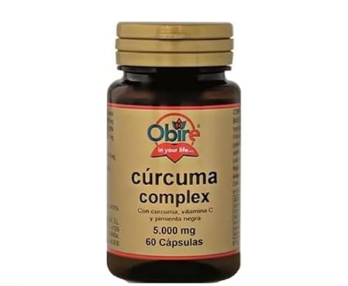Obire Curcuma Complex 60 capsule - Curcuma + pepe nero + vitamina c - Migliora digestione