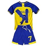 Arkey burds Boys Soccer Jerseys Training Uniform Soccer Jersey for Kids Football Youth Jerseys 3 Piece Yellow