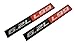 2x (pair/set) Red Black 6.2L L99 Liter Engine Hood Swap Badge Nameplate Emblem for Chevrolet Chevy Camaro L99 2010 2011 10 11