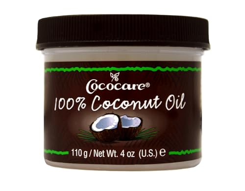 Cococare 100% Pure Coconut Oil - All Natural Coconut Oil for Skin and Hair, 4 OZ