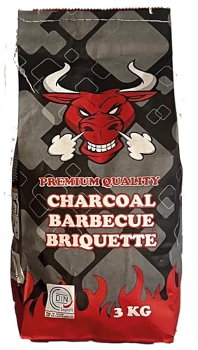 TORO - BRICCHETTE di Carbone per Barbecue, Alto Potere Calorifero,