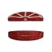 PENGZHI Women Rhinestone Clutch Purse Watermelon Shape Handbag Cute Fruit Crossbody Bag Crystal Wedding Party Purse, Red