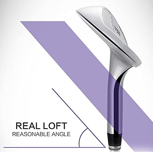 Golf Iron 56 Degree Sand Wedge For Men Women Golf Clubs Drivers Chipper Pitching Wedge Stainless Steel Forged Golf Irons (Red, 60°) #TOP5