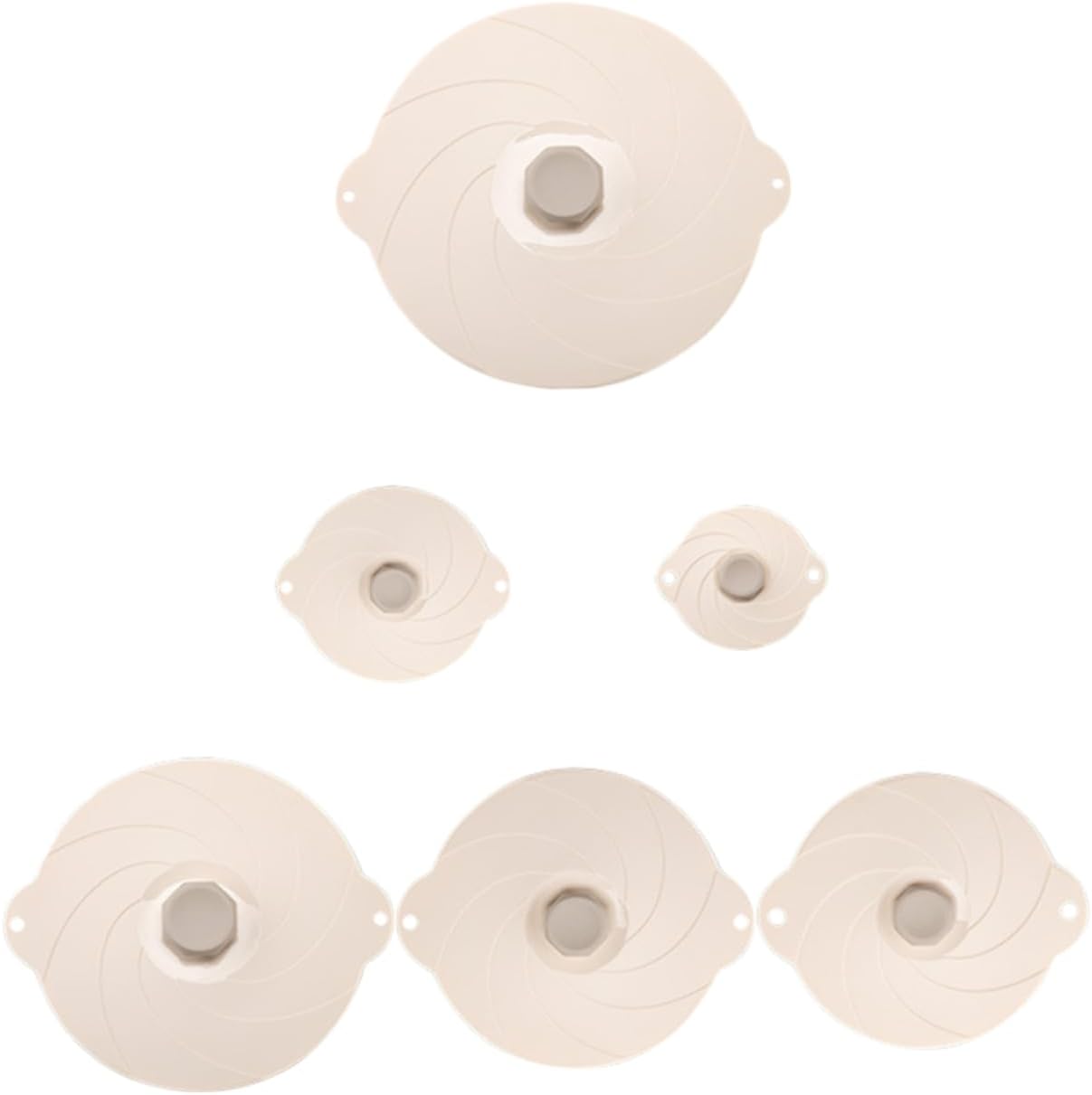 Cabilock 1Set Silicone Stretch Lids for Food Cover Reusable Microwave Fits to Bowls Pans Easy to Clean and Kitchen Accessory