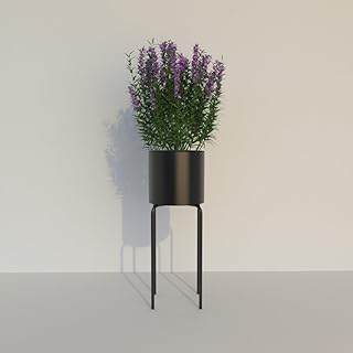 Raffinata Horizon Planter Pot, Black