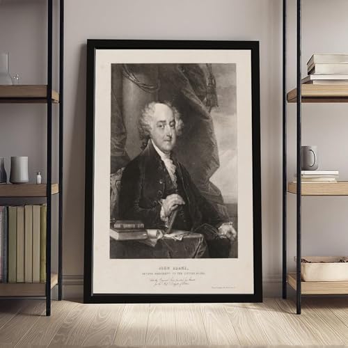 John Adams impression sur toile décoration murale rétro vintage - 4