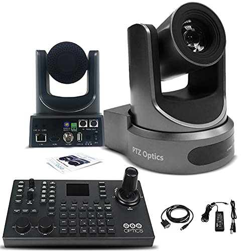 Ptzoptics 30X-Sdi Gen 2 Live Streaming Broadcast Camera (Gray) (Pt30X-Sdi-Gy-G2) + Superjoy Ip And Serial Controller - Starter Bundle #TOP7