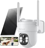 Rebluum Security Camera Outdoor Wireless, 3K/5MP Solar Camera Outdoor Wireless, Battery Powered 360°PTZ, Color Night Vision,PIR Motion Detection,2-Way Audio,Compatible with Alexa
