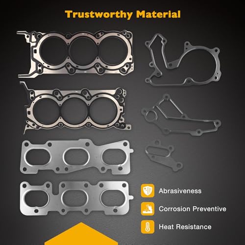 Image of 3.3 3.5 Engine Head Gasket Set, Cylinder Head Gasket Kit, Compatible with 2010-2023 Kia Sorento Cadenza Sedona Hyundai Azera Santa Fe XL, Replaces# 223113CGA0 22311-3CGA5 23113CGB0