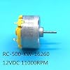 GTPBAO Power Science 1PCS DC Motor RC500-KW-16260 Micro DC Motor, 500 Precious-Metal Brush Motor, RC500-KW 12VDC 11000RPM, Engine Projects