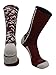TCK Digital Camo Crew Socks (Maroon, Medium)