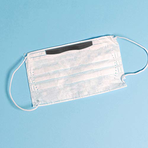 HEALLILY 100Pcs Microfibra de Espuma de Memória Antiembaçante Tira da Ponte Do Nariz Tira Autoadesiv