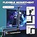 FIFINE Microphone Boom Arm, Low Profile Adjustable Stick Microphone Arm Stand with Desk Mount Clamp, Screw Adapter, Cable Management, for Podcast Streaming Gaming Studio-BM88