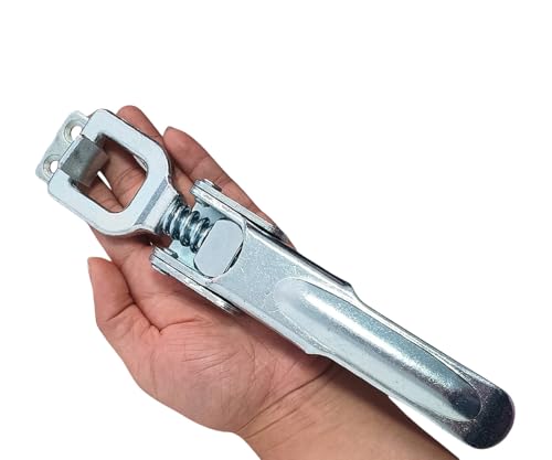 Heavy Duty Toggle Latch Clamp, 9.8Inch Toggle Latch for Door Shed Gate,Tailgate Trailer Garage, Utility Trailer Gate, Container, Fence (1 Pcs)