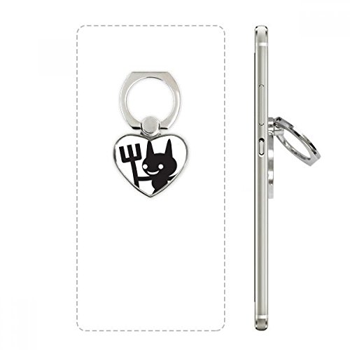 Soporte universal para celular de Halloween diablo feliz con anillo trasero para smartphone