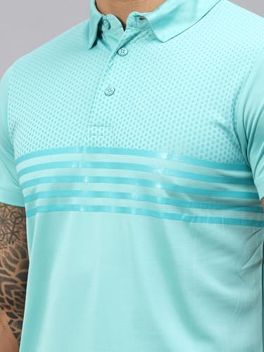 Image of VECTOR X OMT-258 Men's Water Printed Polo T-Shirt