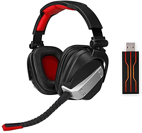 2.4G Wireless Gaming Headset Low Latency Foldable 7.1 Surround for PC Laptop Switch NS PS5 PS4 Not suitable for Xbox One Xbox Series X Games Detachable Noise Cancelling Microphone Memory Foam Earmuffs 2.4G Wireless Gaming Headset Low Latency Foldable 7.1 Surround for PC Laptop Switch NS PS5 PS4 Not suitable for Xbox One Xbox Series X Games Detachable Noise Cancelling Microphone Memory Foam Earmuffs