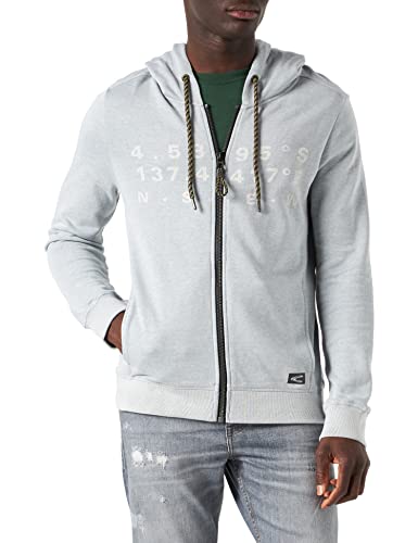 camel active Herren 409404/7W21 Strickjacke, Sky Light, XL Cover