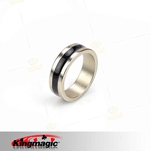Tour de magie Anillo Imantado PK Ring Simple Negro (20mm)