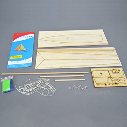 Gadpiparty 1Set Diy Wooden Sailboat Model Kits, Wood Boat Craft Model Boat Building Activities Woodcrafts Education Puzzle Toy For Kids Party Favors #TOP4