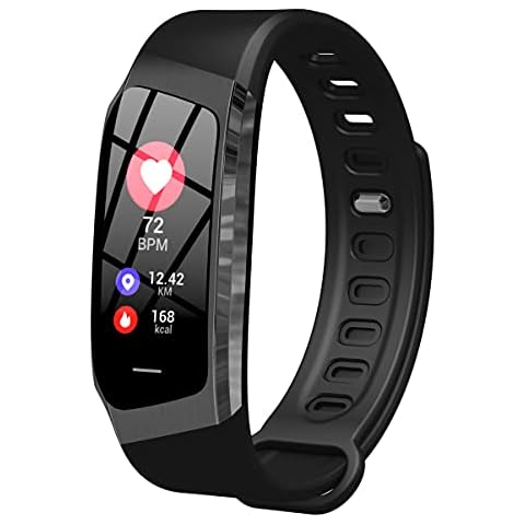 Fitness Trackers with Heart Rate Monitor Blood Pressure Message Notification Smart Watch Sleep Monitor Pedometer Step Counter Watch for Men Women Cover