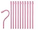 AmeriCan Goods Disposable Saliva Ejectors 300/pk Disposable Suction Ejectors, Dental Flexible Valve Tips, Pink