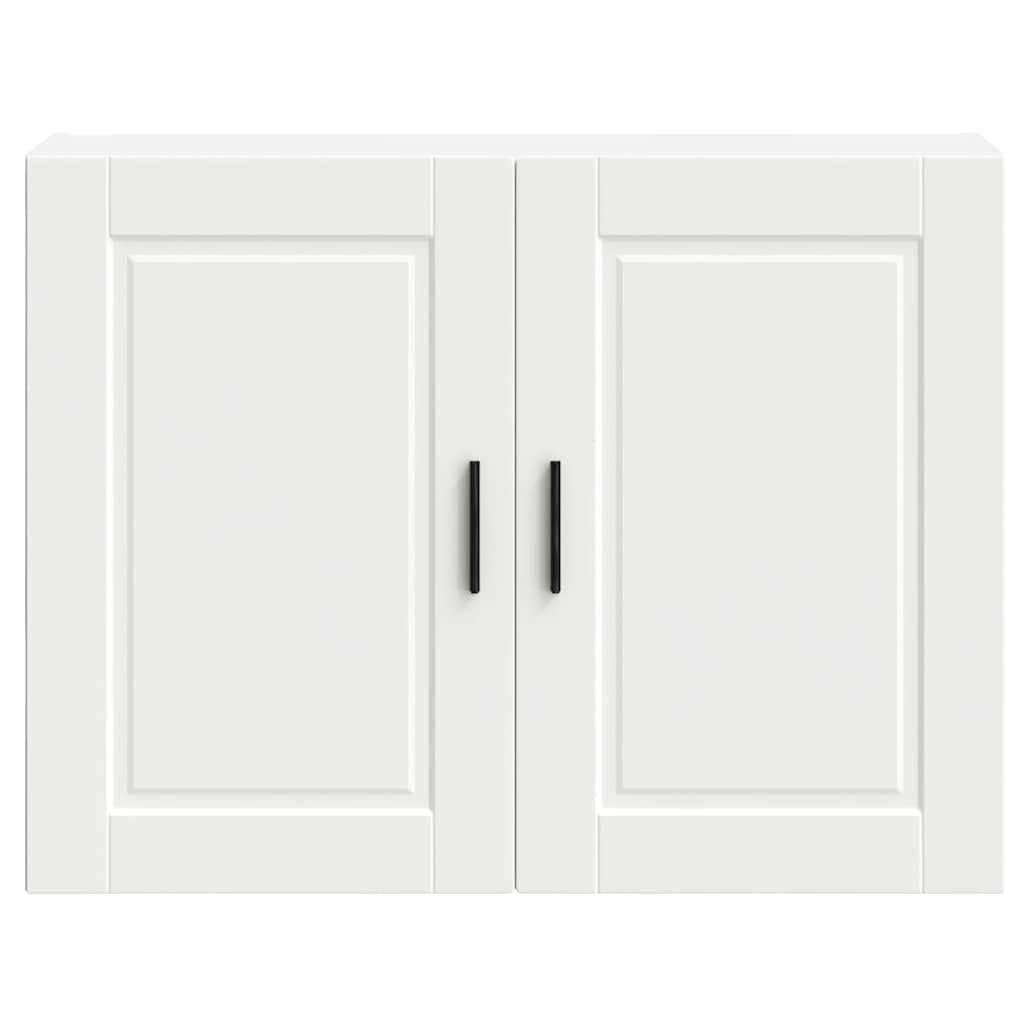 vidaXL Küchen-Hängeschrank Porto Weiß Holzwerkstoff, Wandschrank Küche, Wandschrank, Oberschrank, Küchenschrank, Hängeschrank, Oberschrank Küche