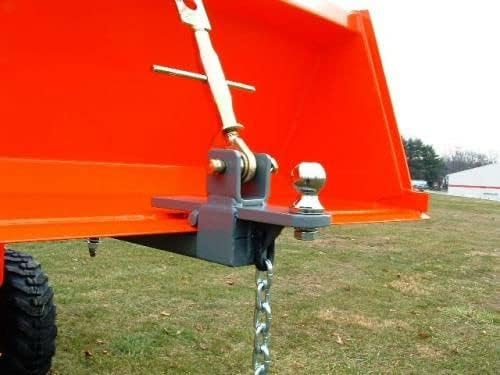 Miniatura 3 de Enganche universal de remolque para cubo cargador con bola de enganche y horquilla