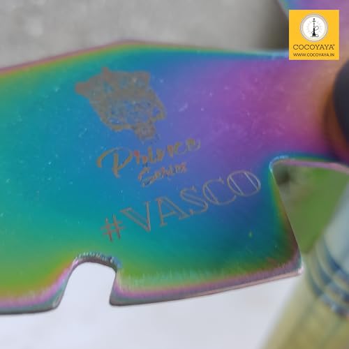 Image of COCOYAYA Prince Series Vasco Hookah Rainbow (Transparent Base) with Bag
