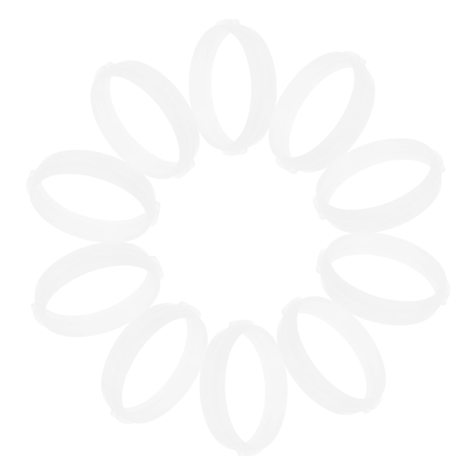 Garneck 10PCS DIY Hamster Tunnel Rings and Connectors for Guinea Pig and Pets Habitat for Design and Playful Exploration