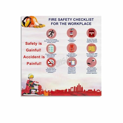 How Workplace Fires Start Poster - Office Wall Decoration (2)