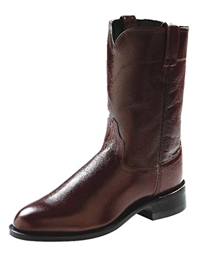 Old West Men's Corona Calf Leather Cowboy Boot, Antique Brown - 7