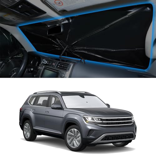Image of Windshield Sun Shade Umbrella for 2018-2026 Volkswagen Atlas Cross Sport