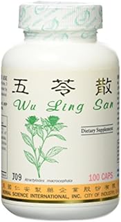 Wu Ling Diuretic Formula Dietary Supplement 500mg 100 Capsules (Wu Ling San) J09 100% Natural Herbs