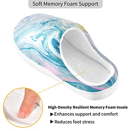 Oyihfvs Unisex Memory Foam Warm Slippers Comfort Soft Casual Shoes for Indoor Outdoor S-XXXL3