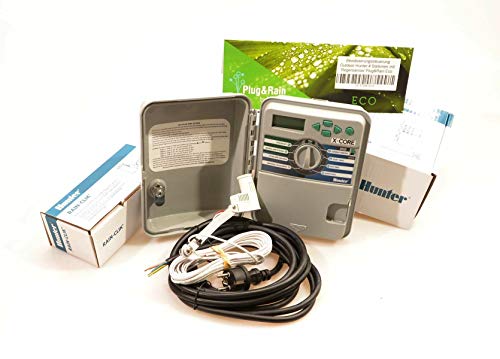 Preisvergleich Produktbild Plug&Rain Bewässerungssteuerung Outdoor Hunter 4 Stationen mit Regensensor Eco