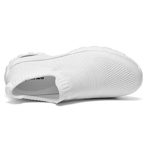 Image of Slow Man Women's Walking Shoes Sock Sneakers - Mesh Slip On Air Cushion Lady Girls Modern Jazz Dance Easy Shoes Platform Loafers