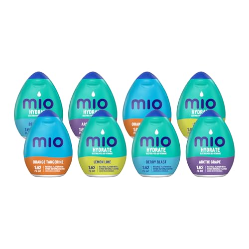 Image of Mio Liquid Water Enhancer 1.62, 2 of Each: Lemon Lime, Berry Blast, Arctic Grape, Orange Tangerine, (8 ct.) | 2 of Each