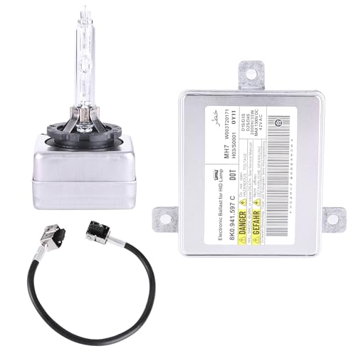 W003T21971 HID Xenon Headlight Ballast Control Unit with D3S Bulb Kit Compatible with 2011-2021 Chrysle*r 300 Replace 68170821AA 8K0941597 Computer Headlight Ballast D3S 35W Headlamp Bulb Ballast