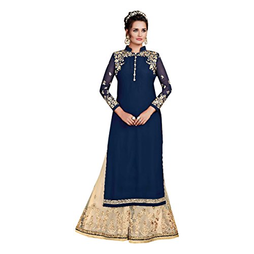 Kaftaan et jupe longue Bollywood pour mariages et fêtes indiennes