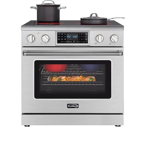 KoolMore KM-SER-36SS 36 in. Professional Electric Range with 16600W of Power, 240V in Stainless-Steel