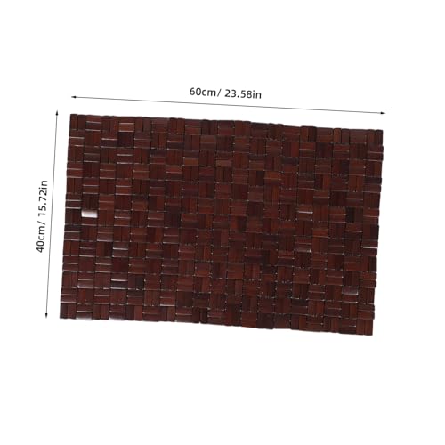 Tapis bambou antidérapant BESTYASH pliable à adhérence renforcée - 4