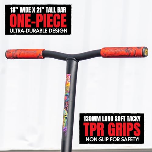 Image of Pro Stunt Trick Scooter for Kids Ages 5-12 - Lightweight Durable Freestyle Kick Scooter for Skatepark and Street - Easy Assembly - Madd Gear MG2