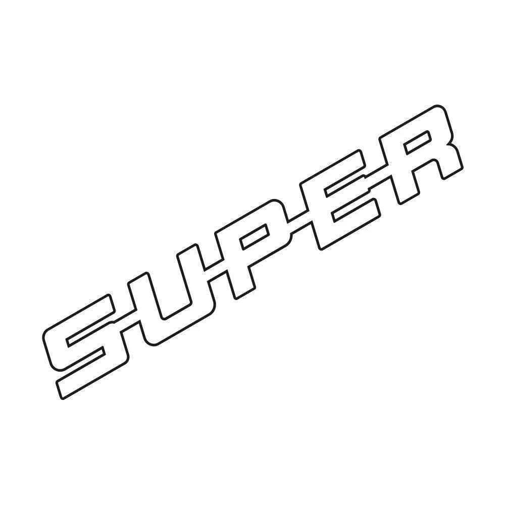 Auto Accessory Super Car Windshield Sticker Auto Tuning Accessories(Glossy Black)