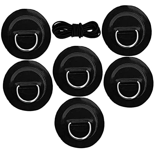 GANAZONO 3 Partidas fivela de corda de prancha de surf patch d-ring para inflável d anel patch peque